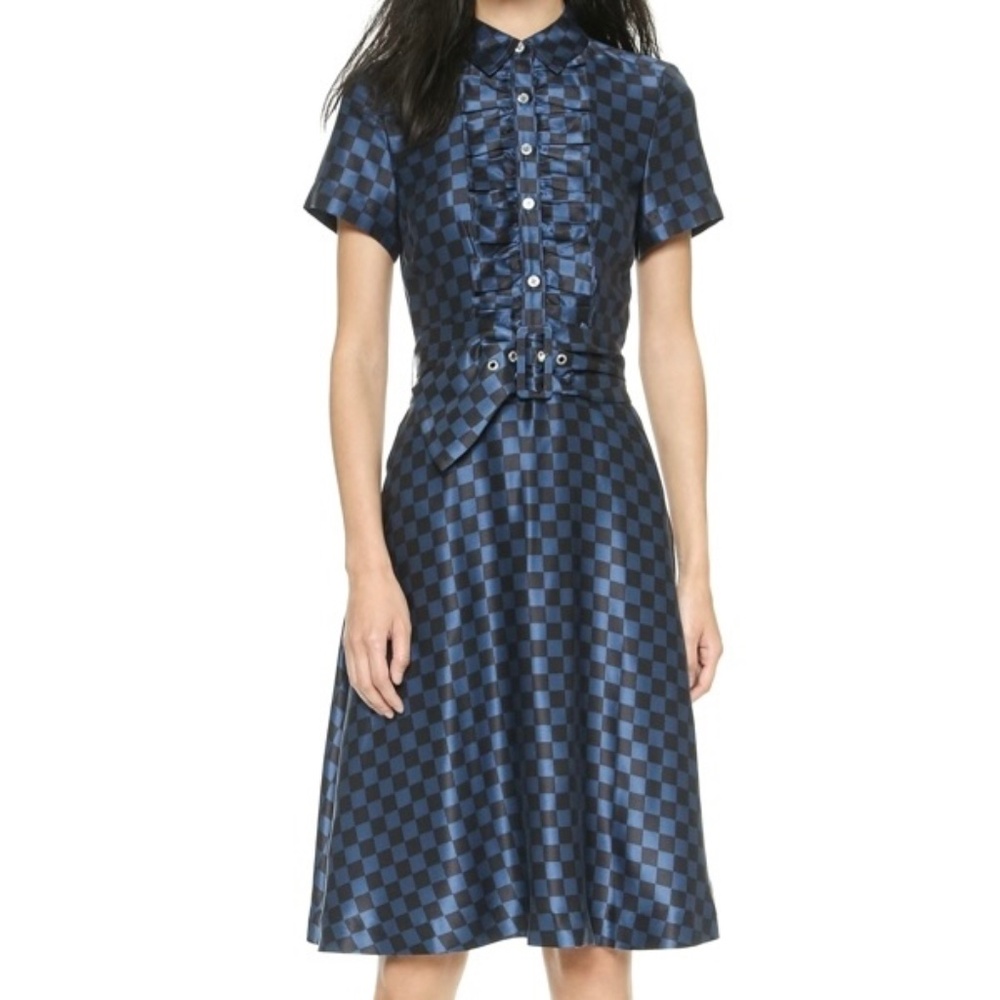 Marc by Marc Jacobs Checkerboard Silk Dress size S (us 4)
